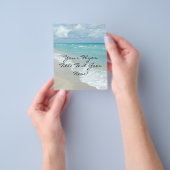 Extreme relaxatie Beach Uitzicht White Sand Flyer (Hand)