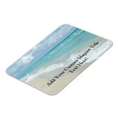 Extreme relaxatie Beach Uitzicht White Sand Magneet (Linkerzijde)
