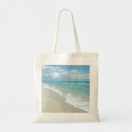 Extreme relaxatie Beach Uitzicht White Sand Tote Bag