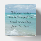 Extreme relaxatie-strand Uitzicht Bedankdoosjes (Bovenkant)