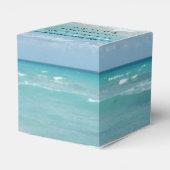 Extreme relaxatie-strand Uitzicht Bedankdoosjes (Achterkant)