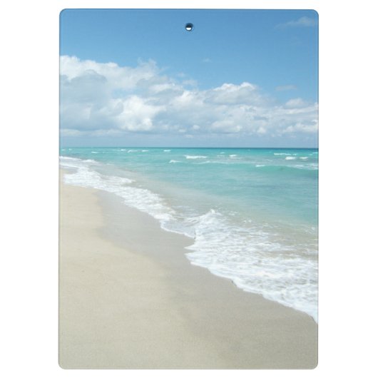 Extreme relaxatie-strand Uitzicht Klembord (Achterkant)