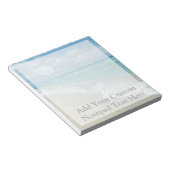 Extreme relaxatie-strand Uitzicht Notitieblok (Schuin)