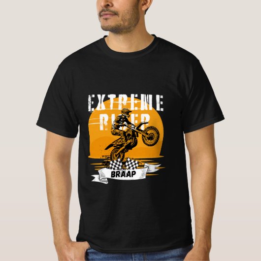 Extreme rider braap t-shirt (Voorkant)