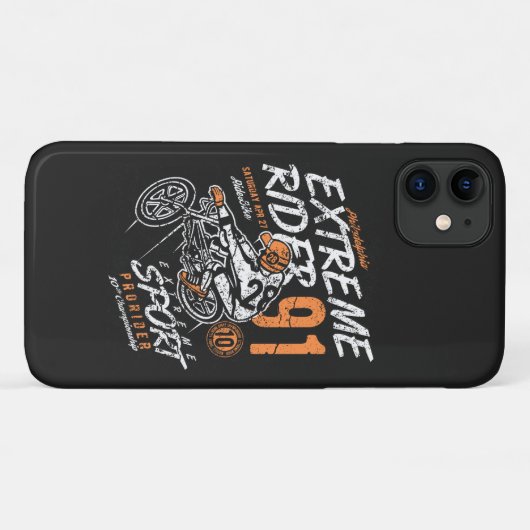 Extreme Rider Pro Rider BMX Case-Mate iPhone Case (Achterkant (horizontaal))