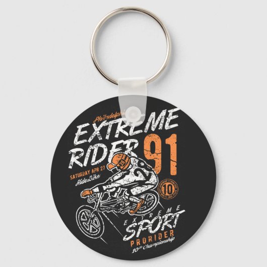 Extreme Rider Pro Rider BMX Sleutelhanger (Voorkant)