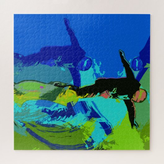 Extreme Riding - Snowboarders Legpuzzel (Horizontaal)