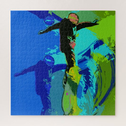 Extreme Riding - Snowboarders Legpuzzel (Verticaal)