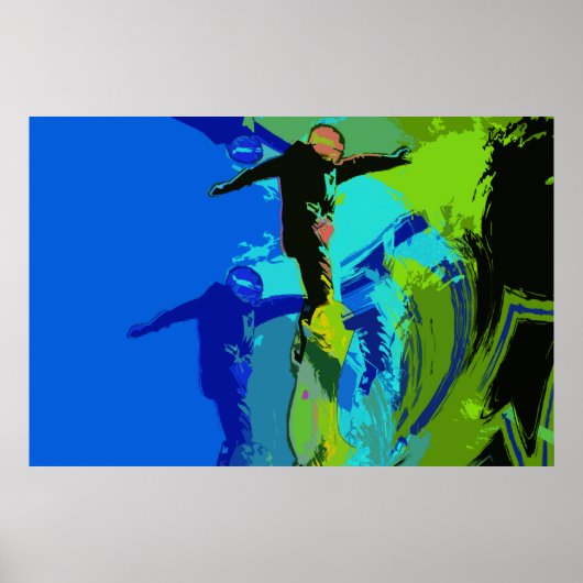 Extreme Riding - Snowboarders Poster (Voorkant)