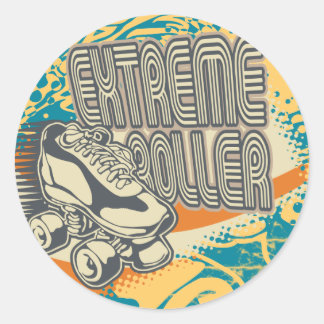 Extreme Roller Tshirts en geschenken Ronde Sticker