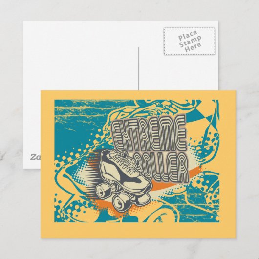 Extreme Roller Tshirts en Gifts Briefkaart (Voorkant / Achterkant)