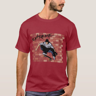 Extreme skateboarden t-shirt