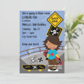 Extreme Skateboarder Kaart (Staand voorkant)