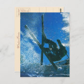 Extreme skiën briefkaart (Voorkant / Achterkant)