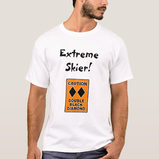 Extreme Skier! T-shirt (Voorkant)