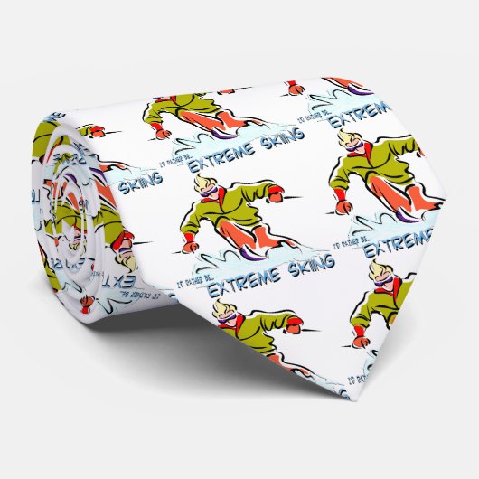 Extreme Skiing Stropdas (Opgerold)