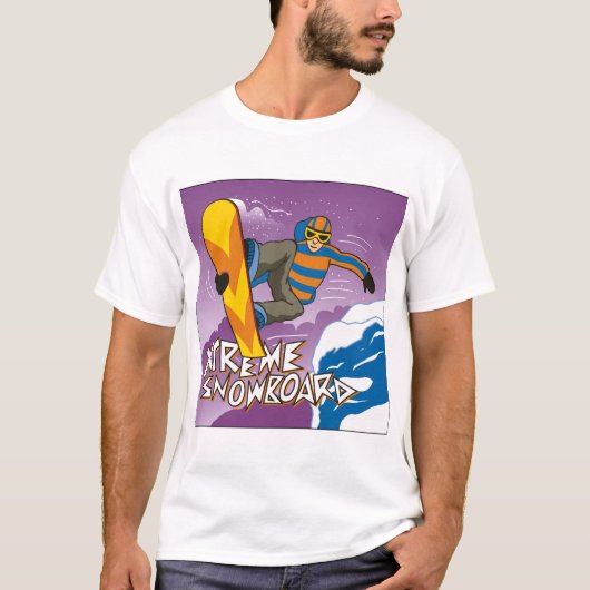 Extreme Snowboard T-shirt (Voorkant)