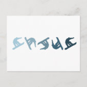 Extreme Snowboarding Briefkaart (Voorkant)