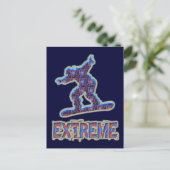 EXTREME SNOWBOARDING BRIEFKAART (Staand voorkant)
