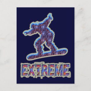 EXTREME SNOWBOARDING BRIEFKAART