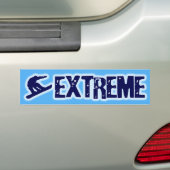 EXTREME SNOWBOARDING BUMPERSTICKER (Op auto)