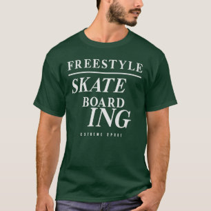 Extreme Sport Freestyle Skateboarden T-shirt