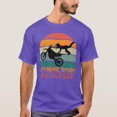 EXTREME SPORT MOTOCROSS funny T-shirt (Voorkant)