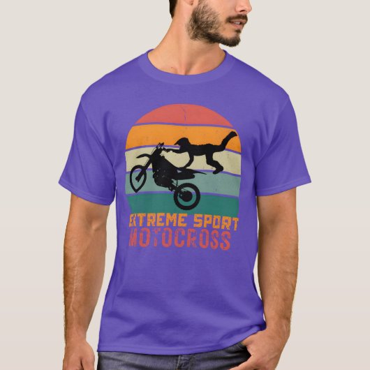 EXTREME SPORT MOTOCROSS funny T-shirt (Voorkant)