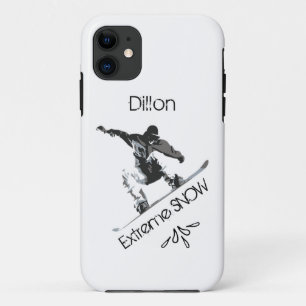 Extreme sporten, Snowboard, Naam toevoegen Case-Mate iPhone Case