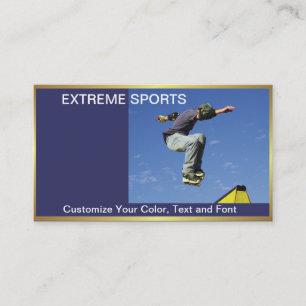 Extreme Sportkaarttemplate Visitekaartje