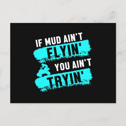 Extreme Sports ATV Rider Offroad Quad Racing Gift Briefkaart (Voorkant)