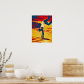 Extreme Sports Freestyle Skateboard Trick Poster (Keuken)