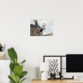 Extreme Sports Poster: Guy on Bike die Tricks doet Poster (Thuiskantoor)