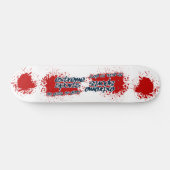 Extreme sportskateboard voor bloedspatters skateboard (Horizontaal)