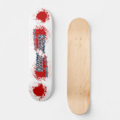 Extreme sportskateboard voor bloedspatters skateboard (Voorkant)