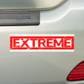 Extreme Stamp Bumpersticker (Op auto)