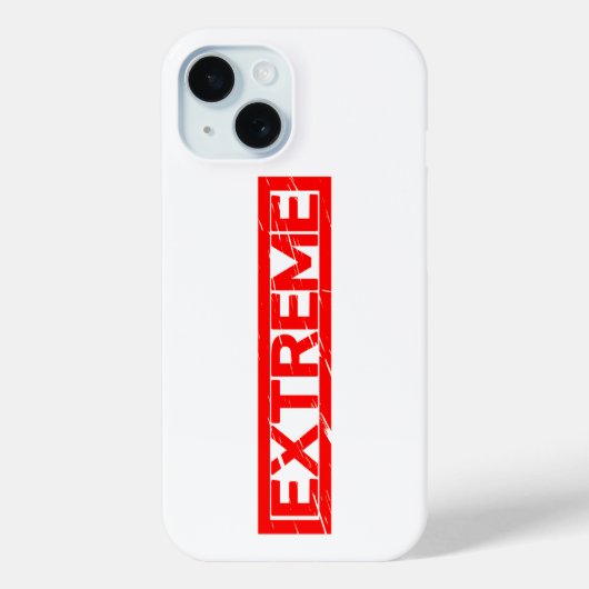 Extreme Stamp Case-Mate iPhone Case (Achterkant)