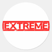 Extreme Stamp Ronde Sticker (Voorkant)