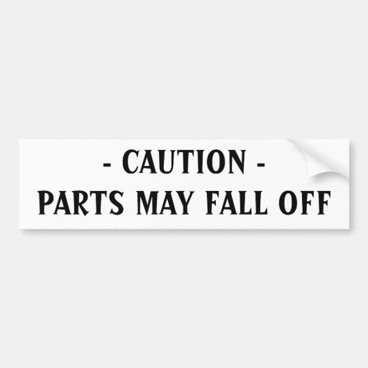 Extreme Streetbike-stickers Bumpersticker (Voorkant)