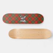 Extreme Tartan Clan Gregor MacGregor Monogram Persoonlijk Skateboard (Horizontaal)