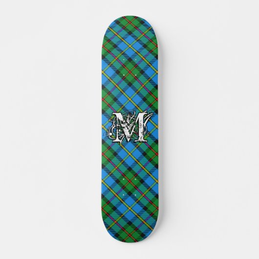 Extreme Tartan Clan MacLeod van Harris Monogram Persoonlijk Skateboard (Voorkant)
