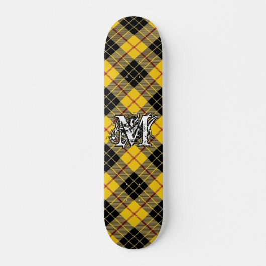 Extreme Tartan Clan MacLeod van Lewis Monogram Persoonlijk Skateboard (Voorkant)