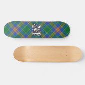 Extreme Tartan Ierse Clan MacAuliffe McAuliffe Persoonlijk Skateboard (Horizontaal)
