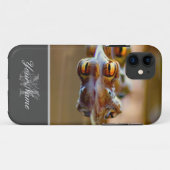 Extreme toad macro met gouden ogen. Case-Mate iPhone case (Achterkant (horizontaal))