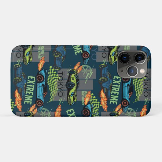 Extreme Tokyo Street Racing Pattern Case-Mate iPhone Case (Achterkant (horizontaal))