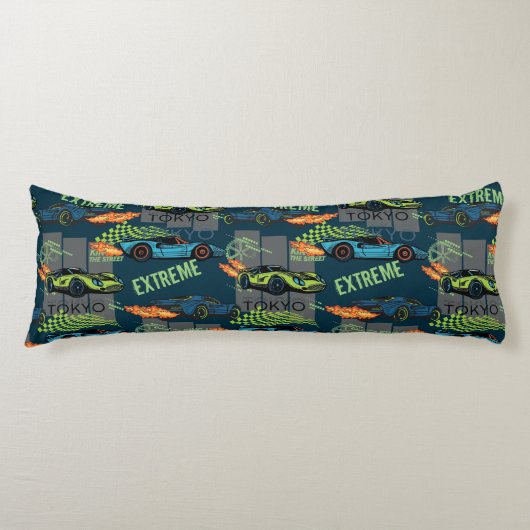 Extreme Tokyo Street Racing Pattern Lichaamskussen (Voorkant)
