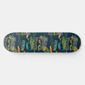 Extreme Tokyo Street Racing Pattern Persoonlijk Skateboard (Horizontaal)