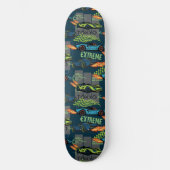 Extreme Tokyo Street Racing Pattern Persoonlijk Skateboard (Voorkant)