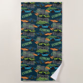 Extreme Tokyo Street Racing Pattern Strandlaken (Voorkant)