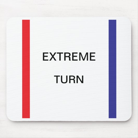 Extreme turn mousepad muismat (Voorkant)